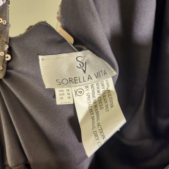 SORELLA VITA Bronze Sequin Gown - Picture 11 of 14